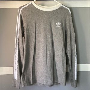 Gray Adidas Long Sleeve